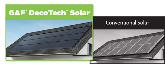 GAF DecoTech Solar Roofing