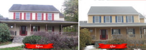 Bachman's project before and after photos