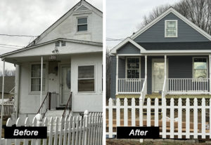 before and after porch remodel