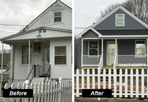 before and after porch remodel