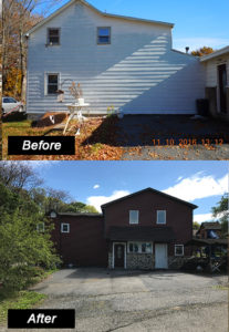 before after exterior transformation