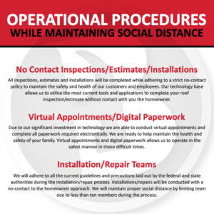 COVID Operations Bachmans Roofing