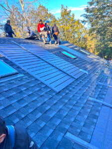 solar panel installation